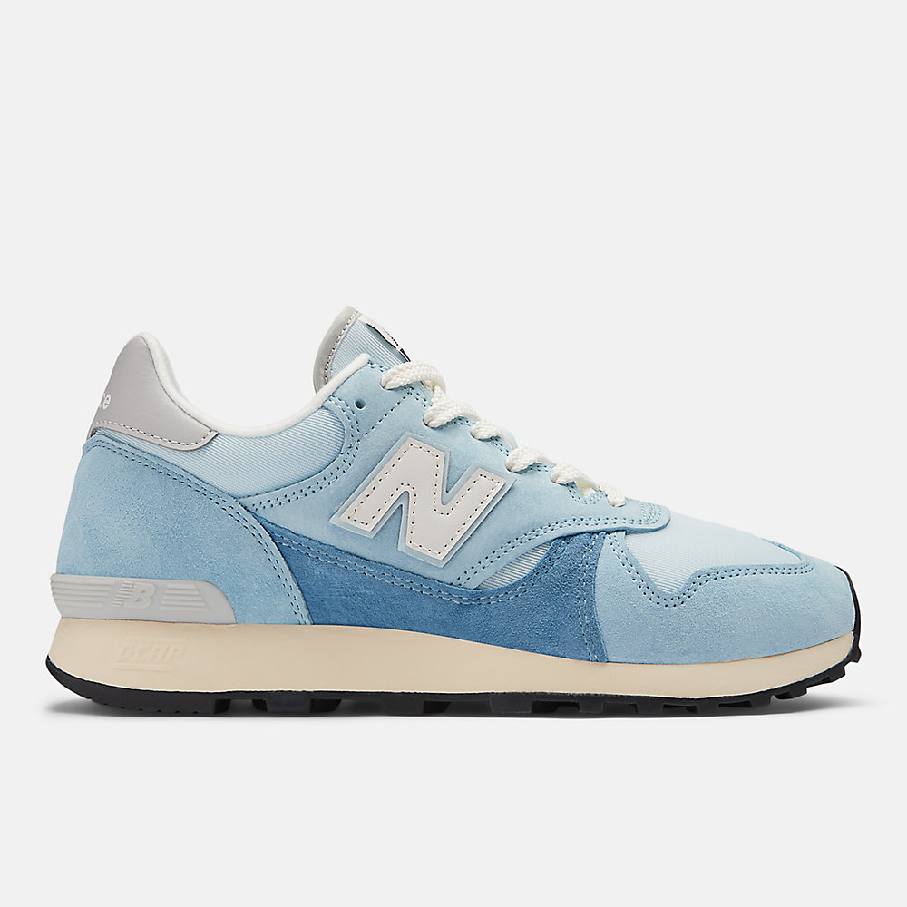 New Balance 475 Shoes Quarry Blue with Chrome Blue and Heron Blue